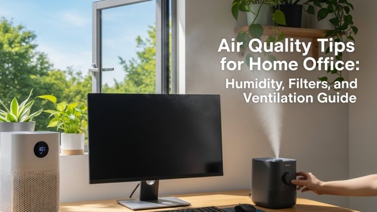 Air Quality Tips for Home Office: Humidity, Filters, and Ventilation Guide