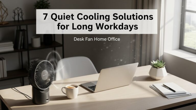 Desk Fan Home Office: 7 Quiet Cooling Solutions for Long Workdays