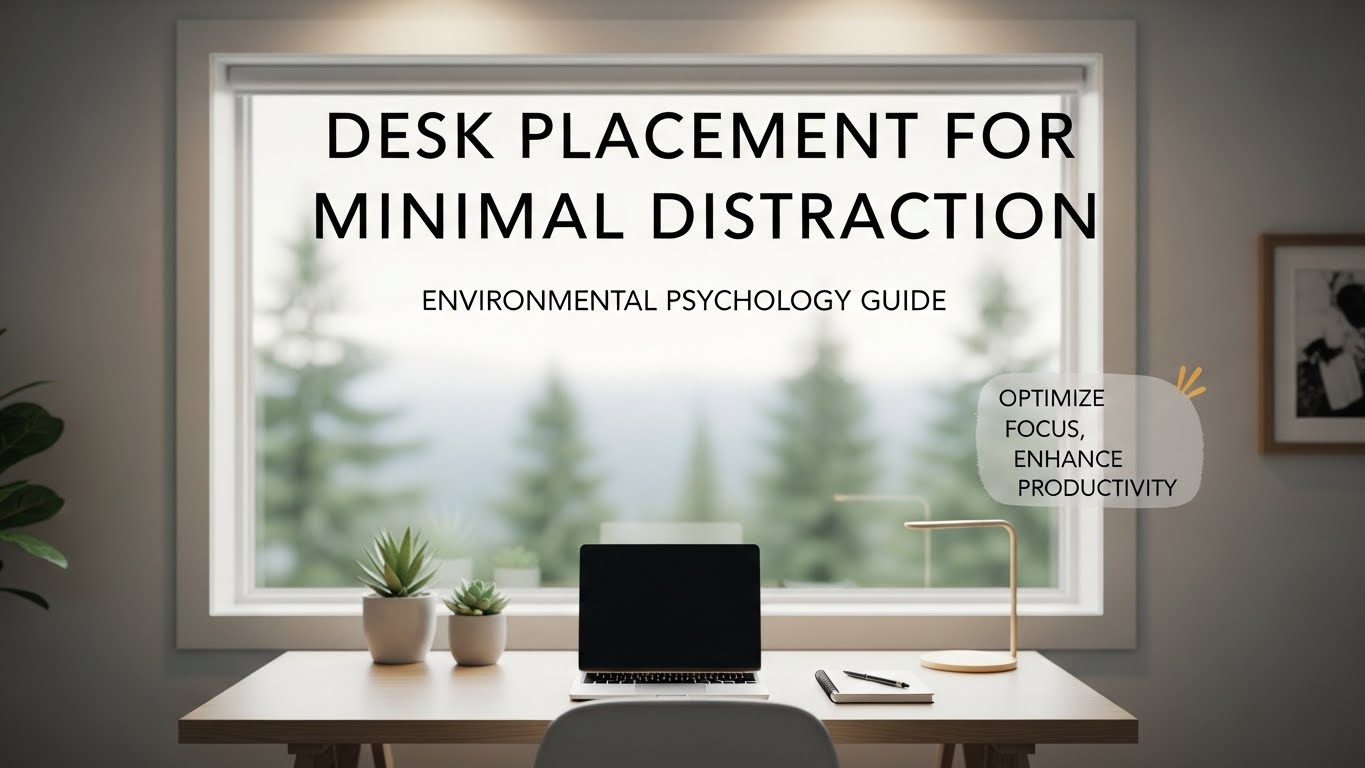 Desk Placement for Minimal Distraction Environmental Psychology Guide