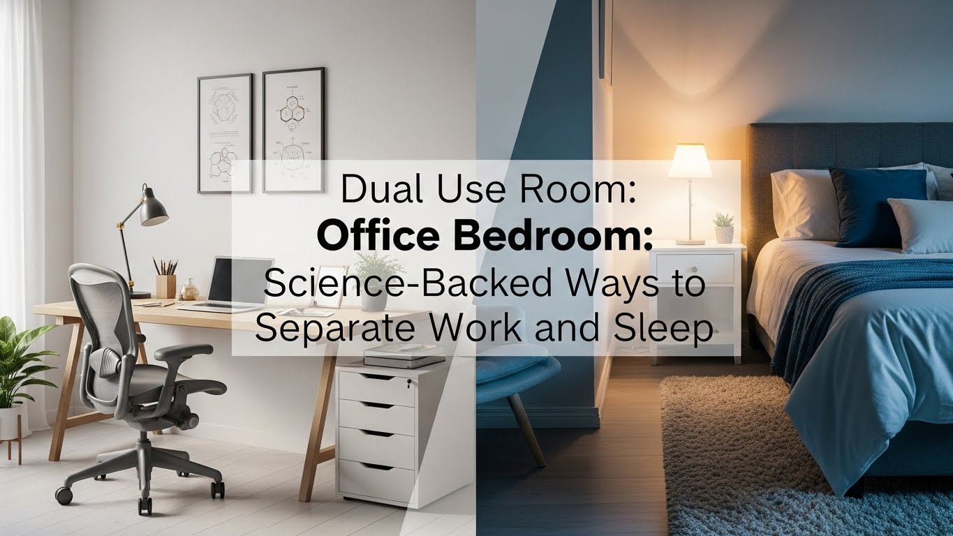 Dual Use Room Office Bedroom Science-Backed Ways to Separate Work and Sleep