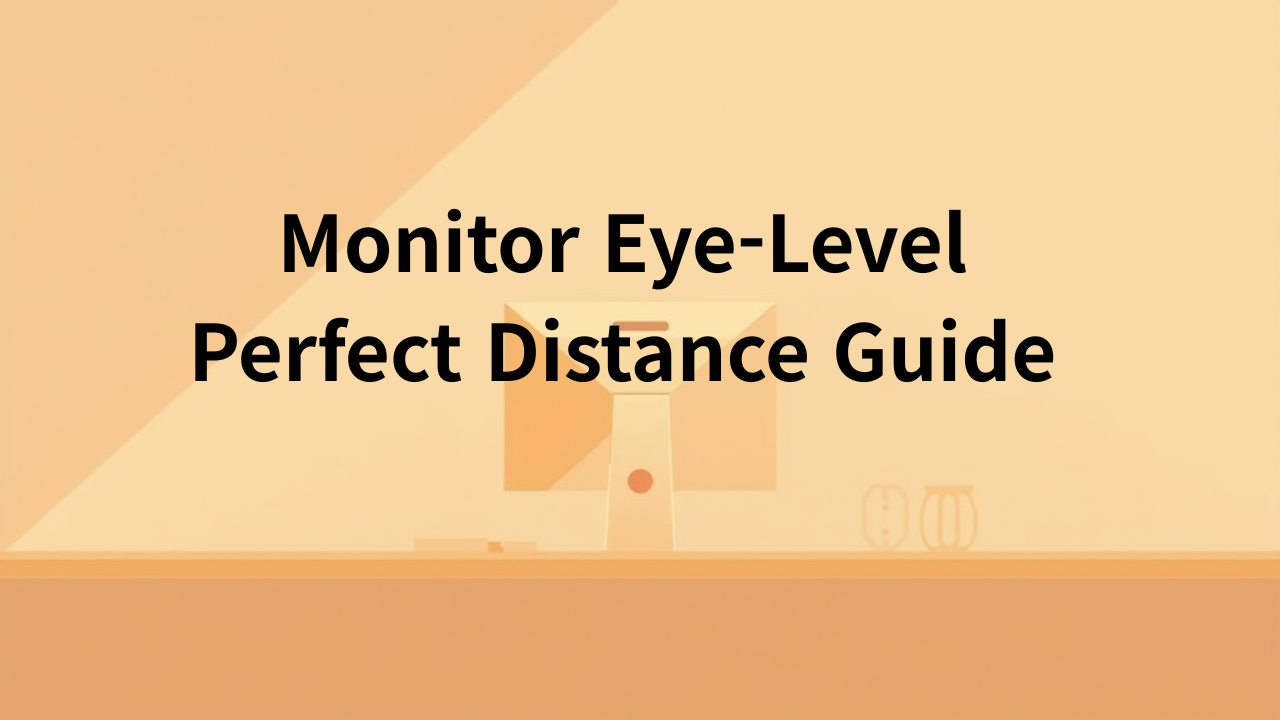 Monitor Eye-Level Perfect Distance Guide