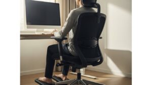 Proper sitting posture for neck alignment