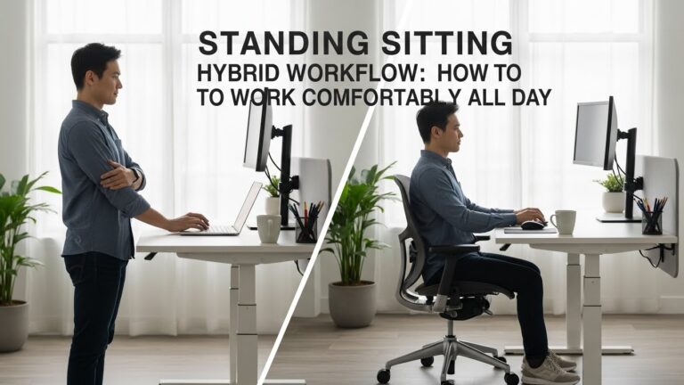 Standing Sitting Hybrid Workflow How to Work Comfortably All Day