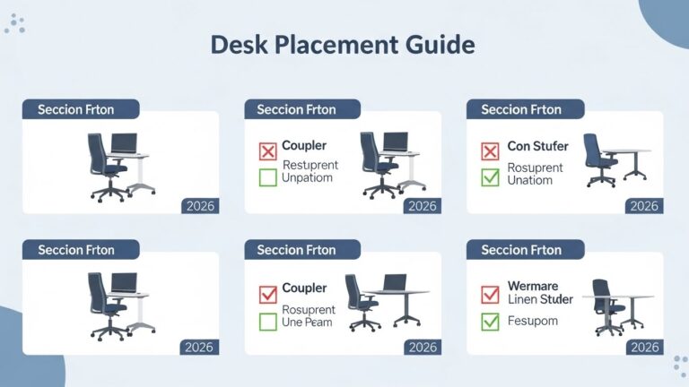 Desk Placement Guide: Window, Light Direction, and Reflection (2026)