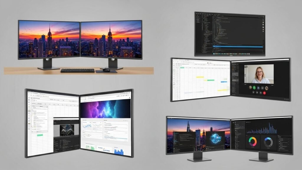 Dual Monitor Setup Guide: Height, Distance, and Rotation Rules for ...