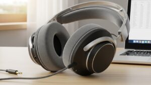 Comfort-focused headphone design for long work sessions