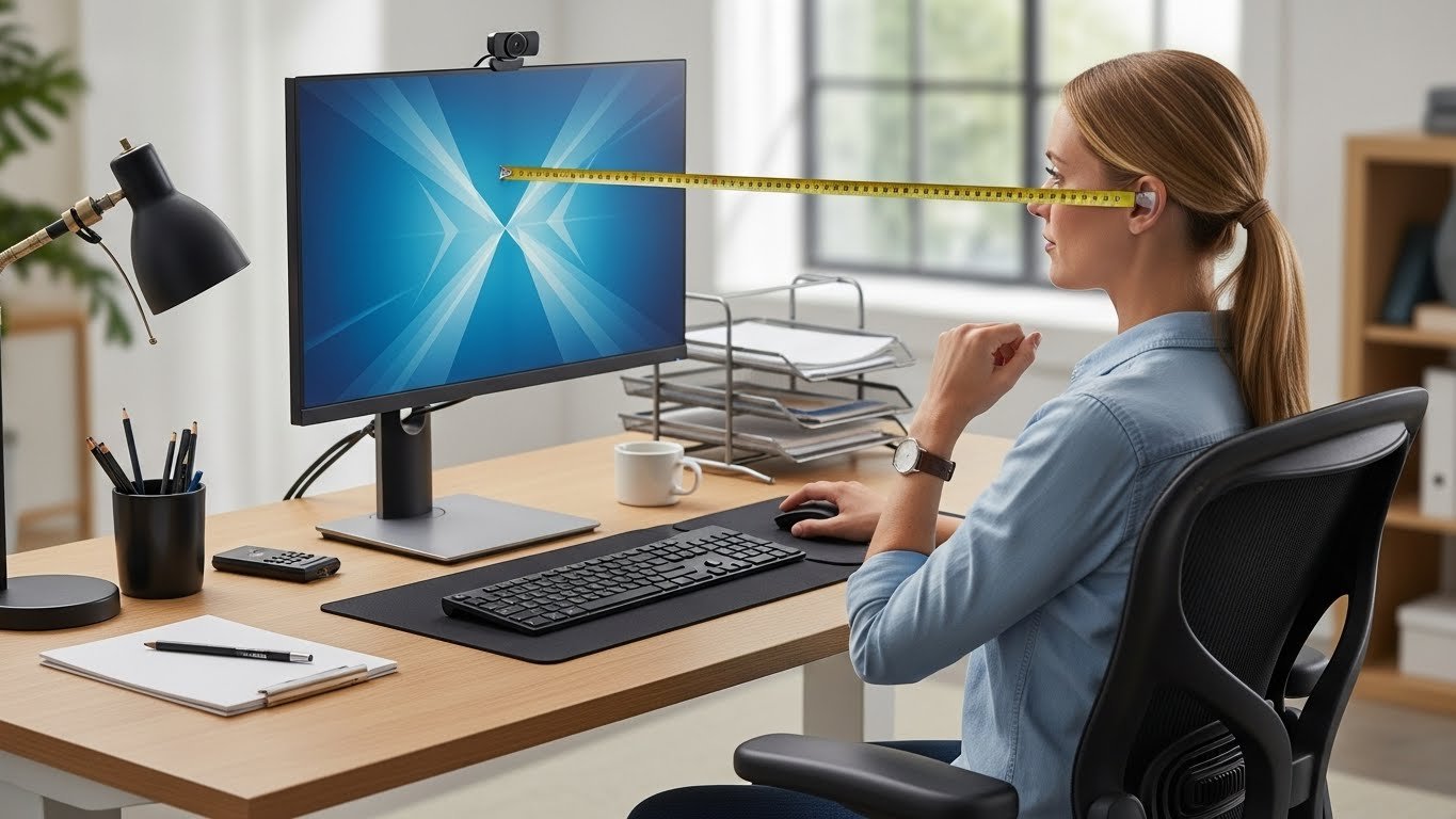 Monitor Eye Distance Monitor Distance Eye Level: OSHA Standards for 2025 Hybrid Workplaces ...