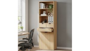 Vertical storage for small home office