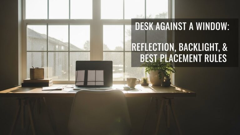 Desk Against a Window Setup: Reflection, Backlight, and Best Placement Rules