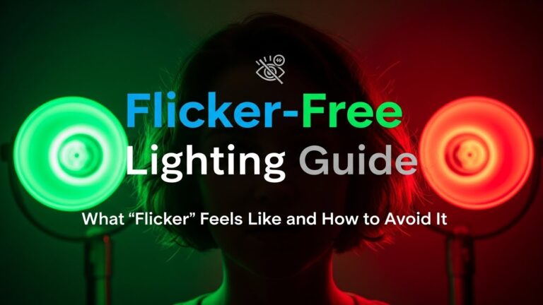 Flicker-Free Lighting Guide: What “Flicker” Feels Like and How to Avoid It