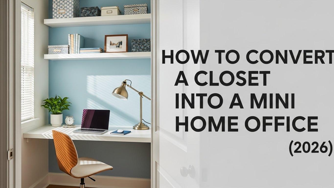 How to Convert a Closet Into a Mini Home Office (2026)