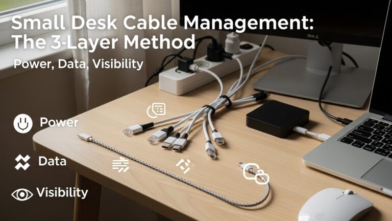 Small-Desk-Cable-Management-The-3-Layer-Method-Power-Data-Visibility