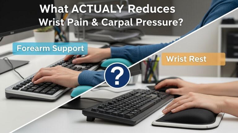 forearm support vs wrist rest what actually reduces wrist pain and carpal pressure