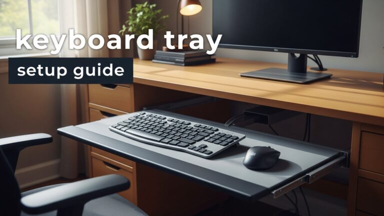 keyboard tray setup guide