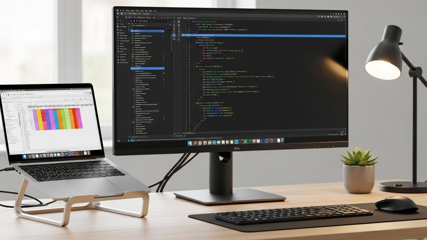 How to Set Up a Laptop With an External Monitor for Ergonomics: The ...