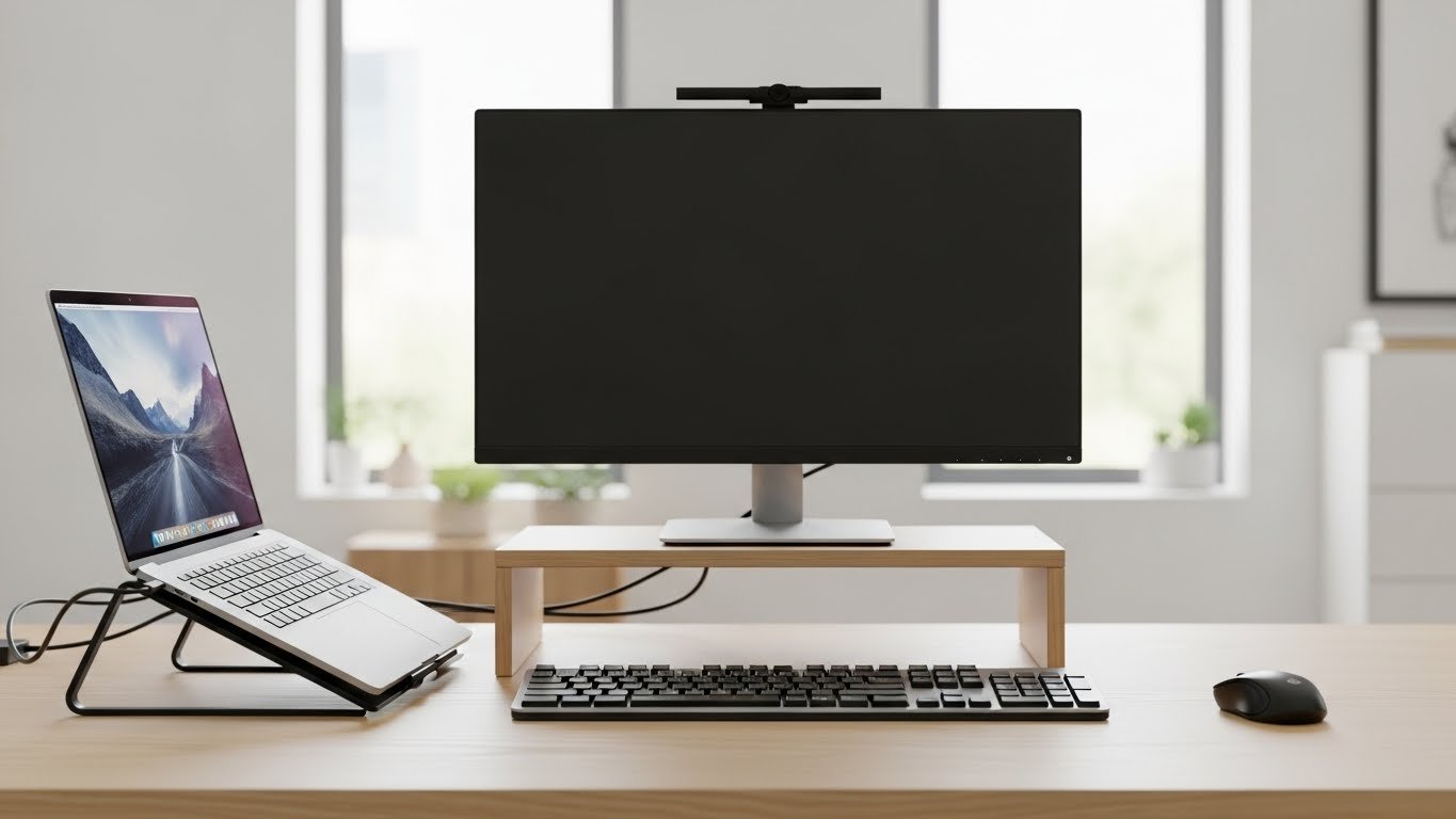 How to Set Up a Laptop With an External Monitor for Ergonomics: The ...